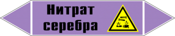 Маркировка трубопровода "нитрат серебра" (a04, пленка, 507х105 мм)" - Маркировка трубопроводов - Маркировки трубопроводов "ЩЕЛОЧЬ" - ohrana.inoy.org