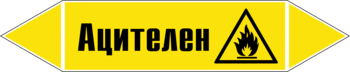 Маркировка трубопровода "ацителен" (пленка, 252х52 мм) - Маркировка трубопроводов - Маркировки трубопроводов "ГАЗ" - ohrana.inoy.org