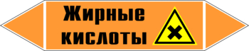 Маркировка трубопровода "жирные кислоты" (k16, пленка, 716х148 мм)" - Маркировка трубопроводов - Маркировки трубопроводов "КИСЛОТА" - ohrana.inoy.org