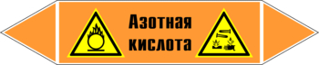 Маркировка трубопровода "азотная кислота" (k21, пленка, 507х105 мм)" - Маркировка трубопроводов - Маркировки трубопроводов "КИСЛОТА" - ohrana.inoy.org