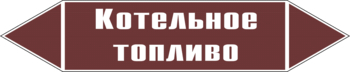 Маркировка трубопровода "котельное топливо" (пленка, 507х105 мм) - Маркировка трубопроводов - Маркировки трубопроводов "ЖИДКОСТЬ" - ohrana.inoy.org