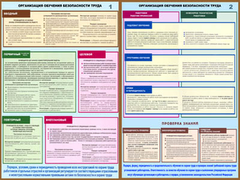 ПС41 Организация обучения безопасности труда (бумага, a2, 2 листа) - Плакаты - Охрана труда - ohrana.inoy.org